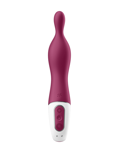 Satisfyer - A-Mazing 1 - Инновационный вибратор для точки А, 21.7х3.8 см (ягодный)